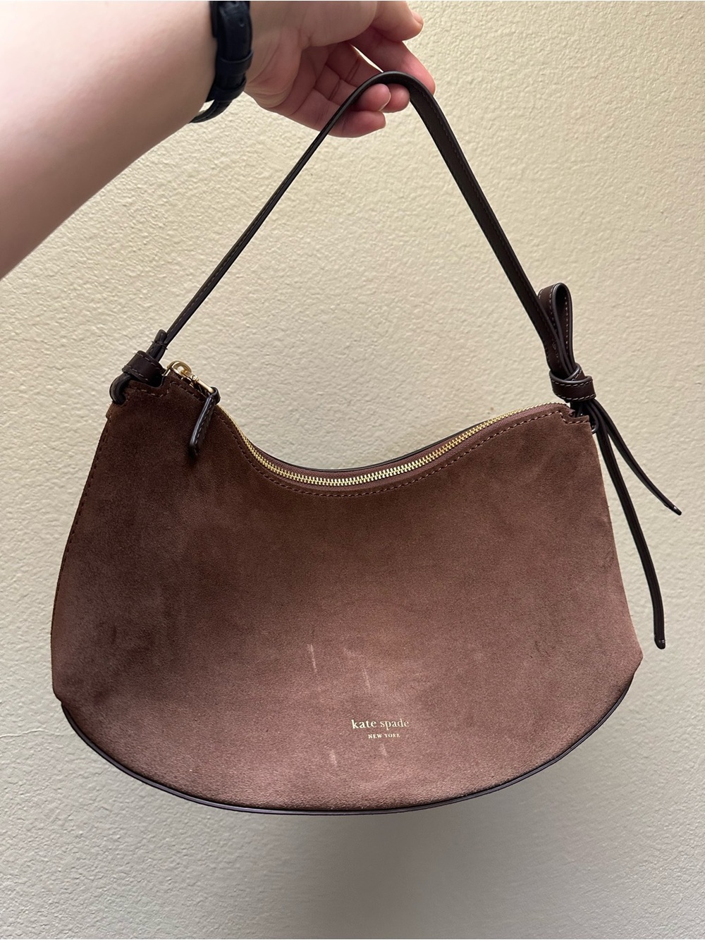 Kate Spade Loop Suade Shoulder Bag